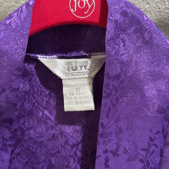 Vintage TJW by Mervyns purple robe - Picture 5 of 6